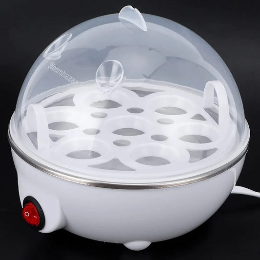 Electric Egg Boiler & Steamer – 7 Egg Capacity, Automatic Shut-Off
