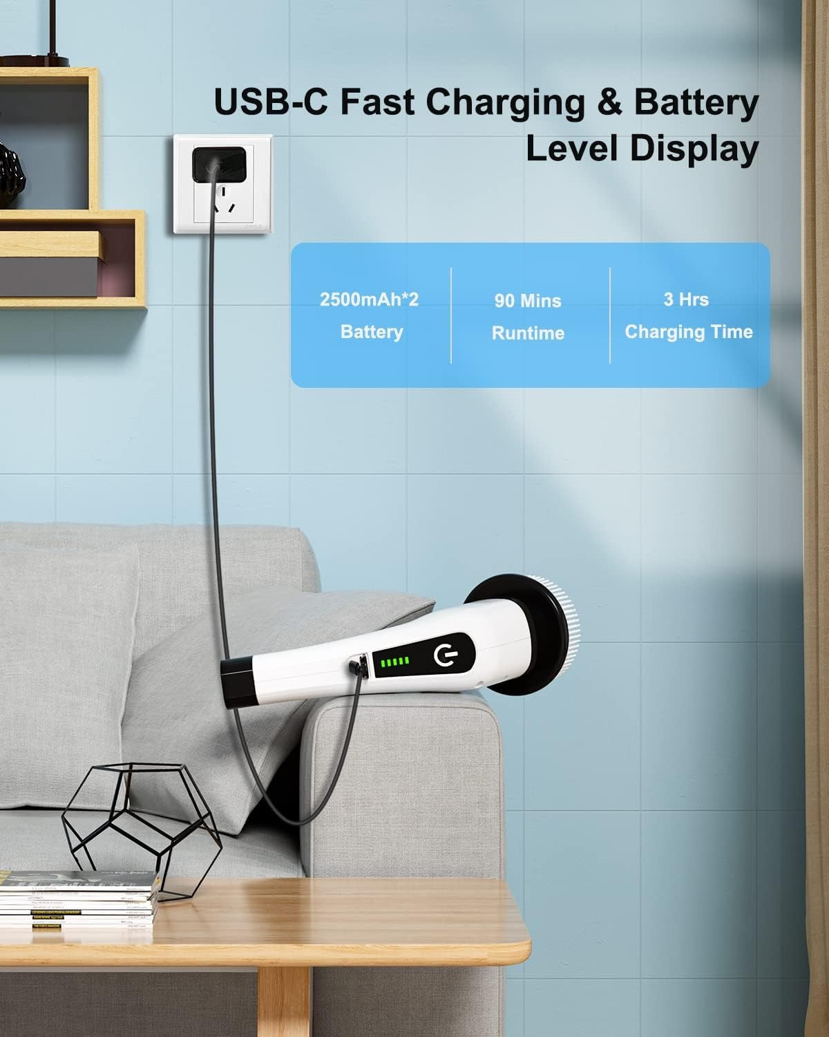 9 in 1 Electric Cleaning Brush - Powerful, Versatile & Easy Cleaning