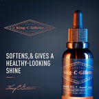Premium Beard Care Kit by King C. Gillette – Wash & Oil Combo